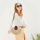 Lightweight Woven Shoulder Bag – Perfect for Summer Looks